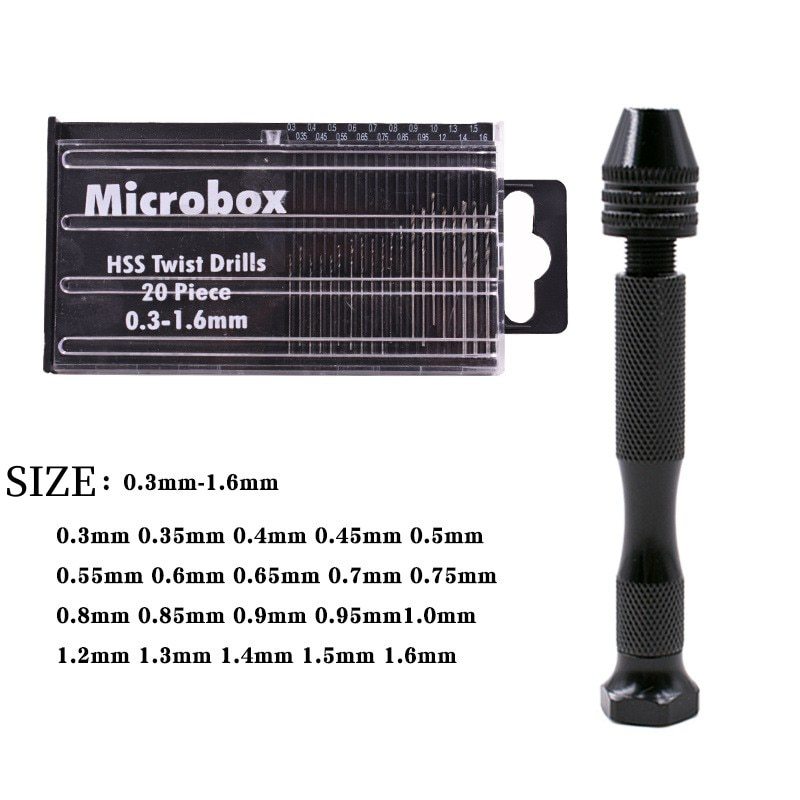 Resin Art Drill Machine - Micro Mini Pin Vise Handboor Twist