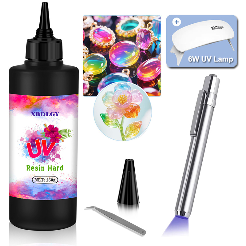 Resin Art Acrylic - 200g/250g/500g UV-hars harde lijm voor doe-het-zelf