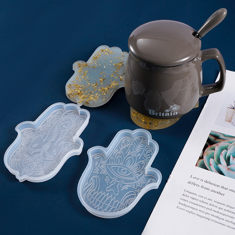 Resin Art Mould - 1 Pcs Diy Coaster Hand Van