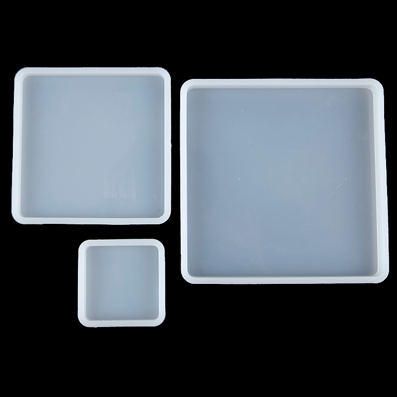 Resin Art Tray - Vierkante siliconen gietvormen voor epoxyhars voor