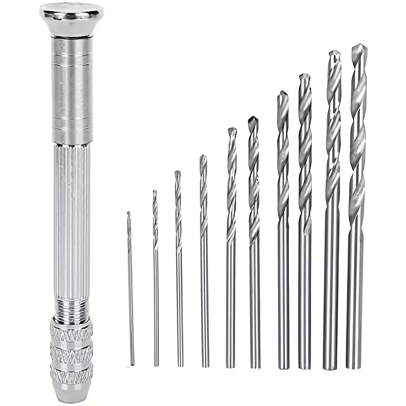 Resin Art Drill Machine - 1/11 stuks, 0,8-3,0 mm mini handboor