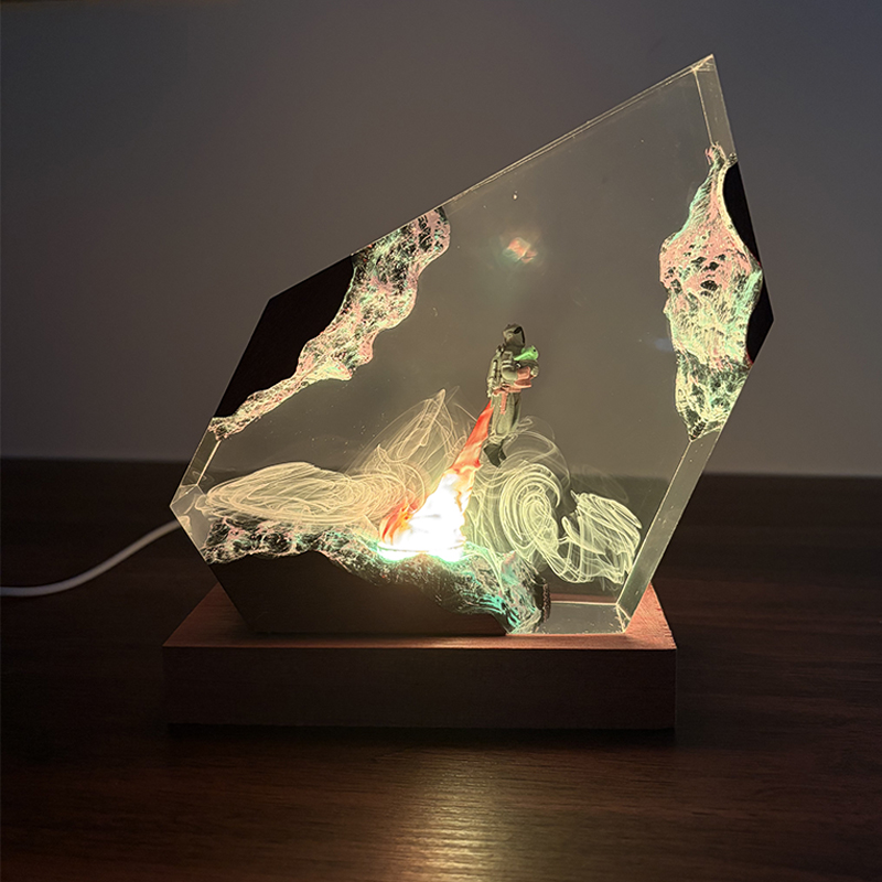 Resin Art Table - Sci-fi Anime Figuur Organisme Hars Tafellamp