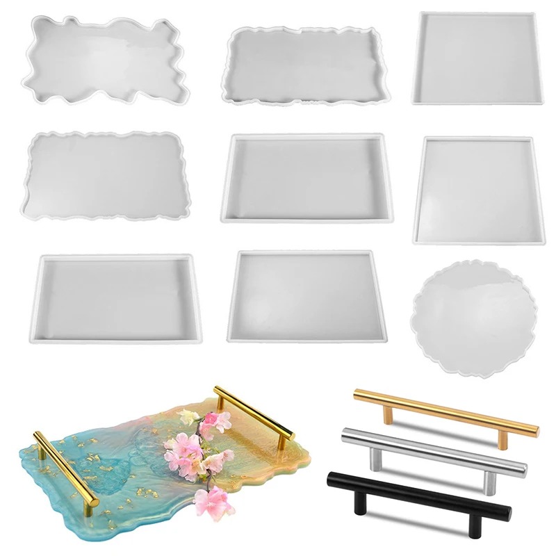 Resin Art Tray - Lade Epoxyhars Siliconen Mal DIY Grote