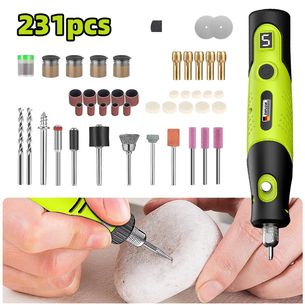 Resin Art Drill Machine - Draadloze Mini Rotatiegereedschapset 231 Accessoires 5