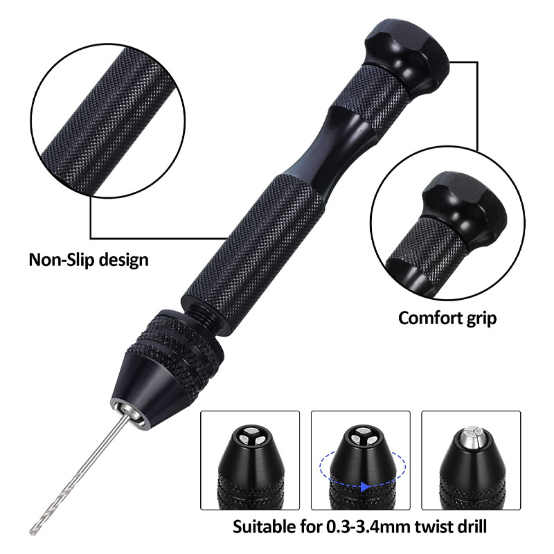 Micro Mini Pin Vise Handboor T - Resin Art Drill Machine recensie en prijs