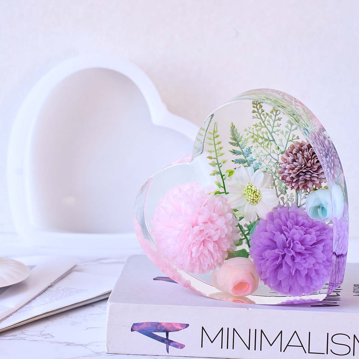 Grote liefde siliconen mal DIY - Resin Art Mould recensie en prijs