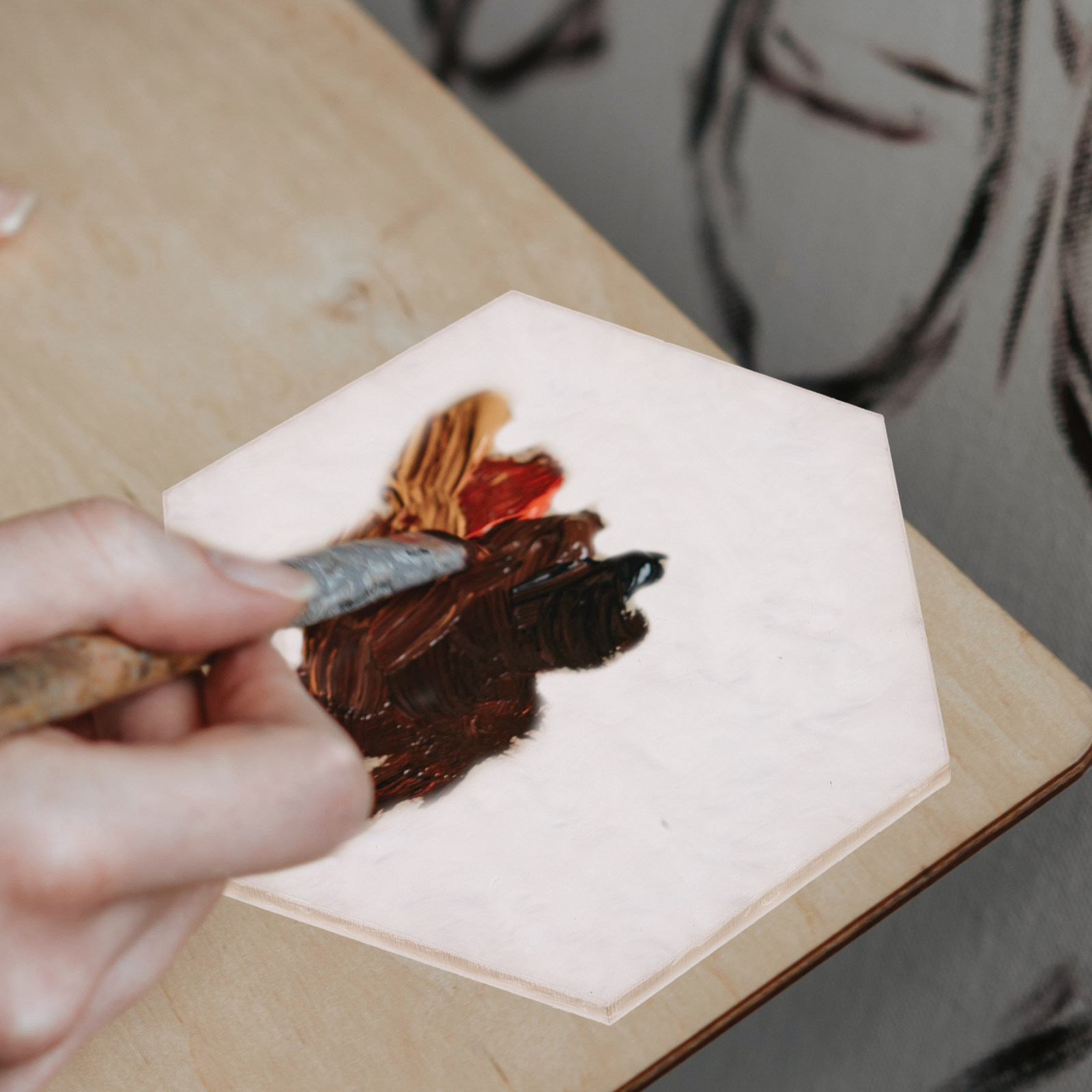 2 stuks hars nagellakpaletten, - Resin Art Tray recensie en prijs