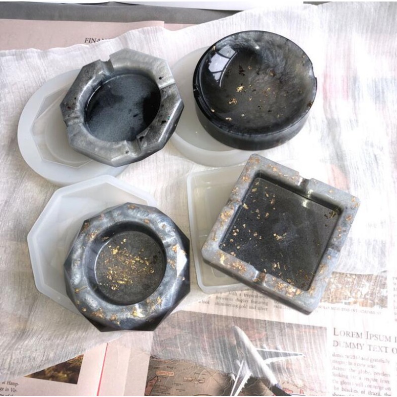 Siliconen Asbak Schimmel Krist - Resin Art Tray recensie en prijs