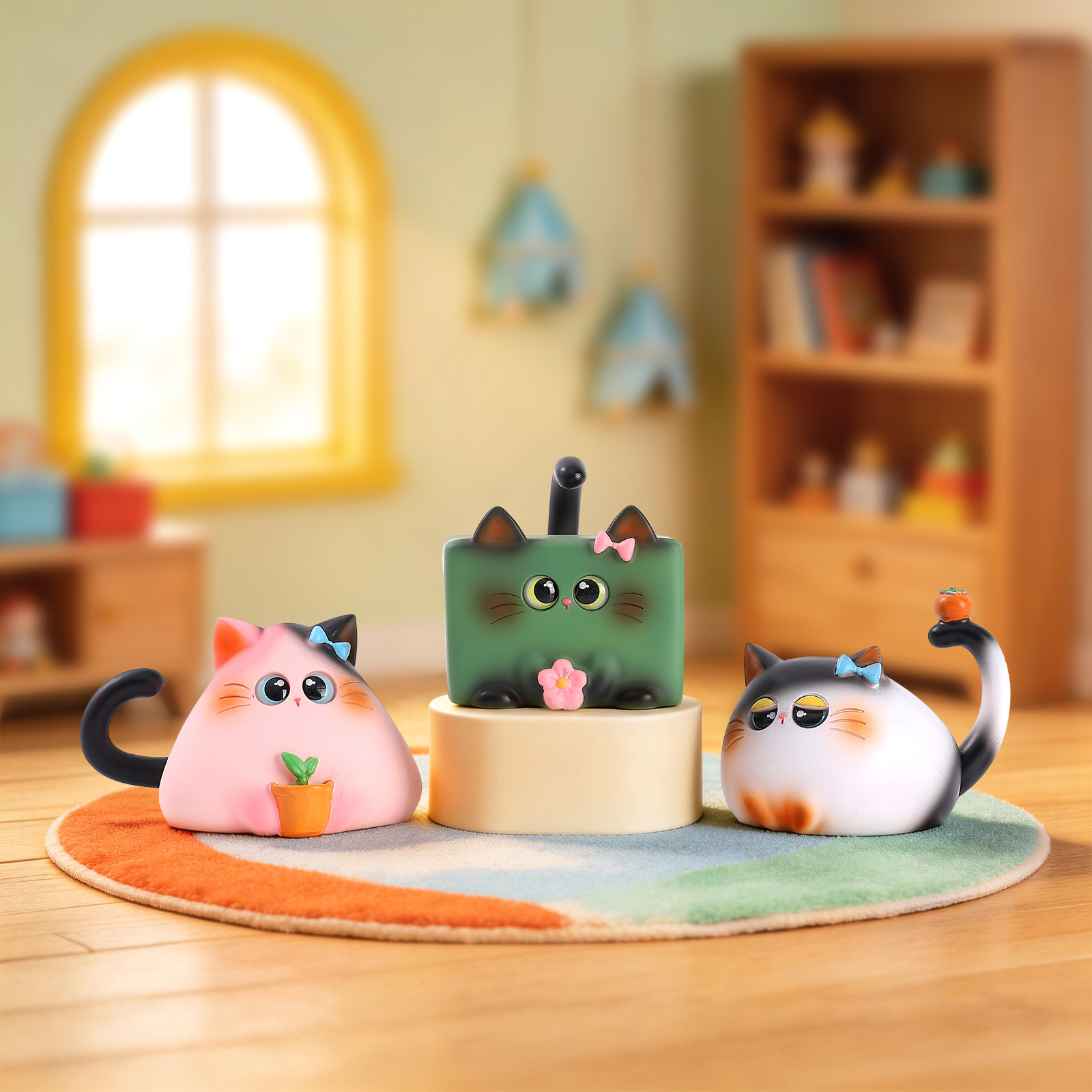 Blind Box Kat Beeldje Hars Cre - Resin Art Table recensie en prijs