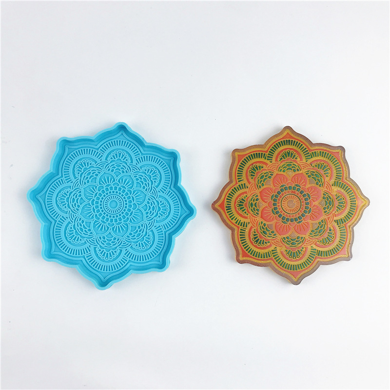Mandala Coaster Siliconen Mal  - Resin Art Tray recensie en prijs