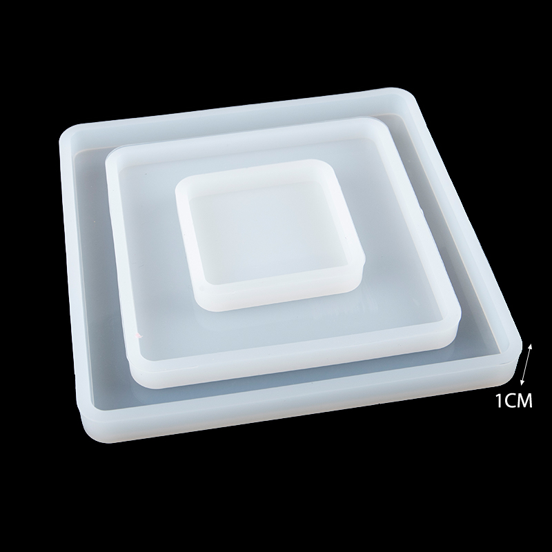 Vierkante siliconen gietvormen - Resin Art Tray recensie en prijs