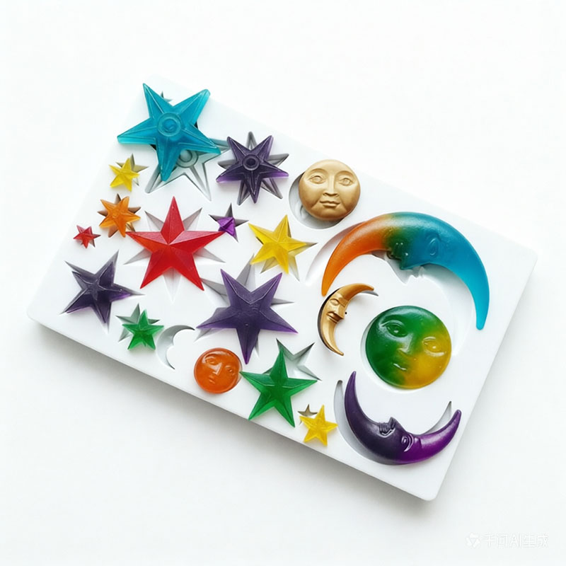 Zon Gezicht Maan Sterren Polym - Resin Art Mould recensie en prijs