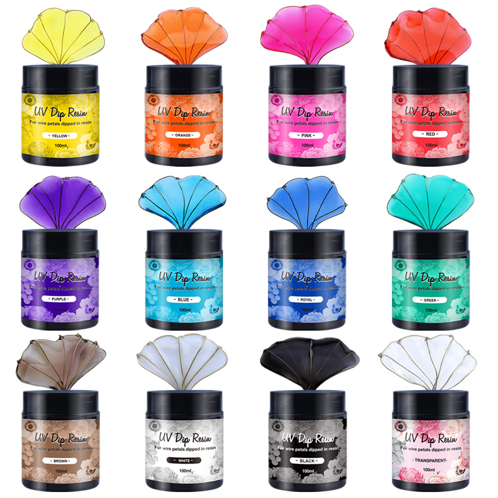 12 kleuren UV-dompelhars (spec - Resin Art Acrylic recensie en prijs