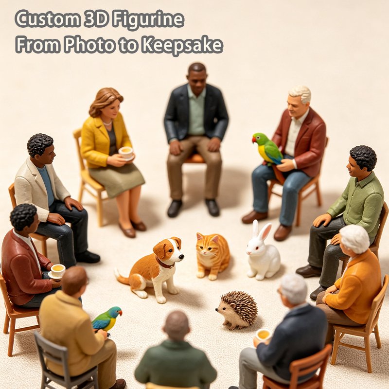 Aangepaste 3D-figuur, geperson - Xmas Resin Art recensie en prijs