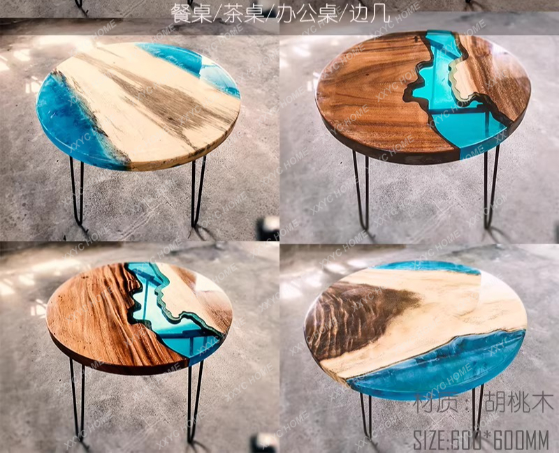 Creatieve kunst eettafel epoxy - Resin Art Table recensie en prijs
