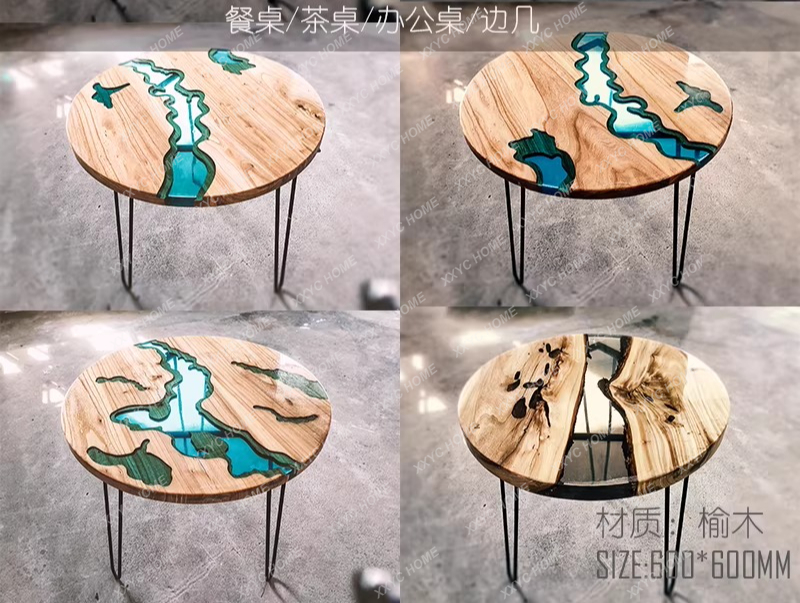 Creatieve kunst eettafel epoxy - Resin Art Table recensie en prijs