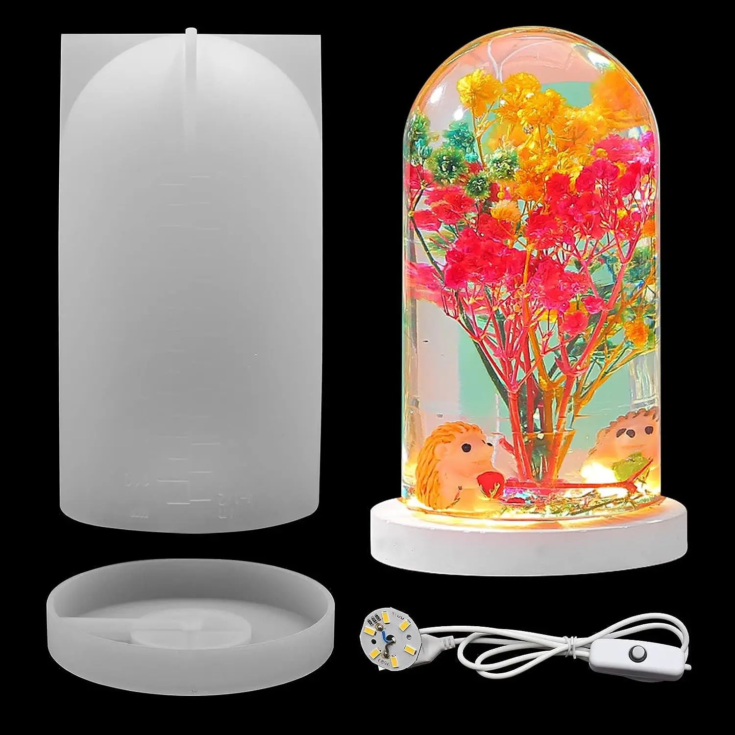 DIY Kristal Epoxyhars Mal Led  - Resin Art Mould recensie en prijs