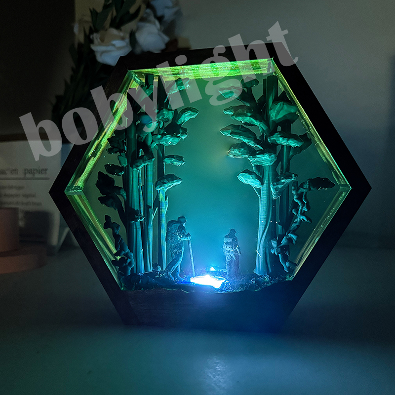 Wandelaar Figuur Tafel Harslam - Resin Artist recensie en prijs
