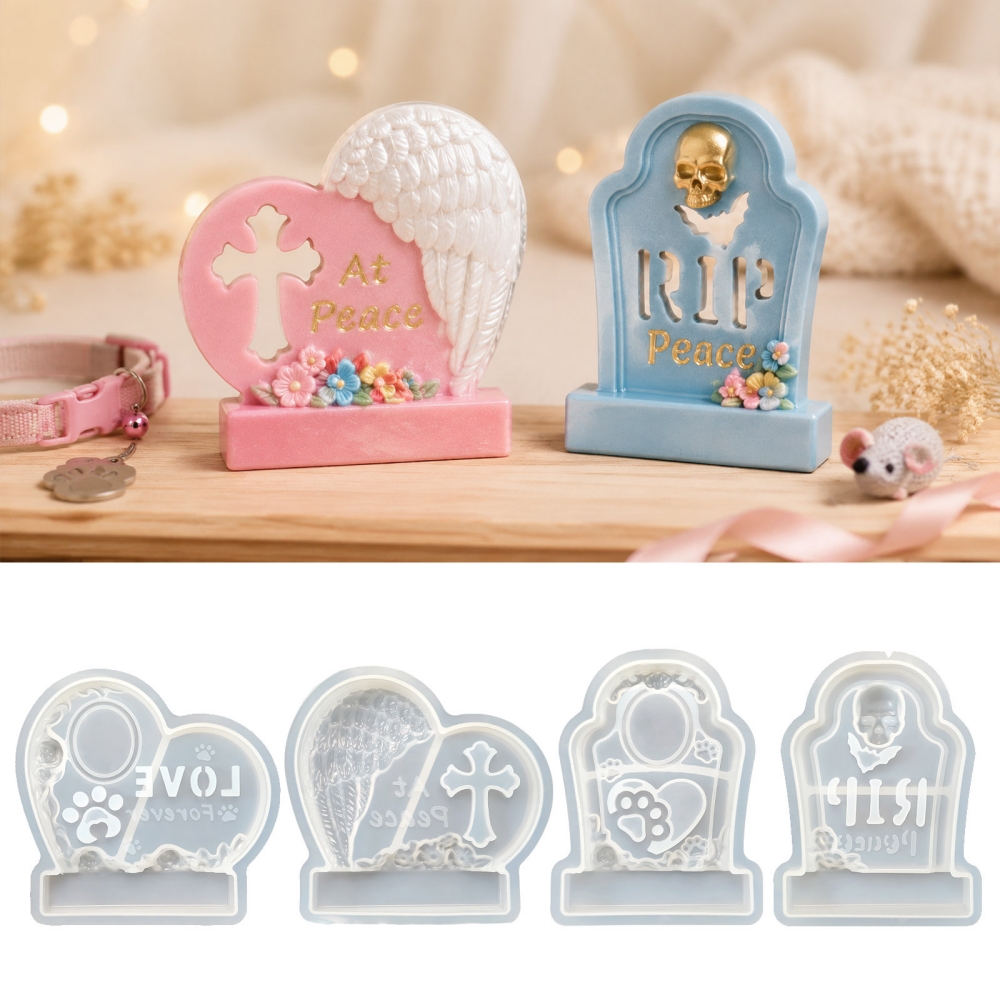 Hartvormige grafsteen gedenkpl - Resin Art Mould recensie en prijs