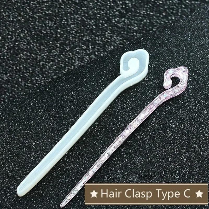 Nieuwe transparante haarspeld  - Resin Art Store recensie en prijs