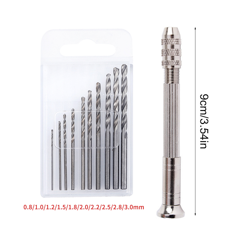 Handboorset met 10 stuks spira - Resin Art Drill Machine recensie en prijs
