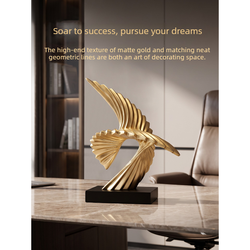 Abstracte Gouden Adelaar Sculp - Resin Art Business recensie en prijs