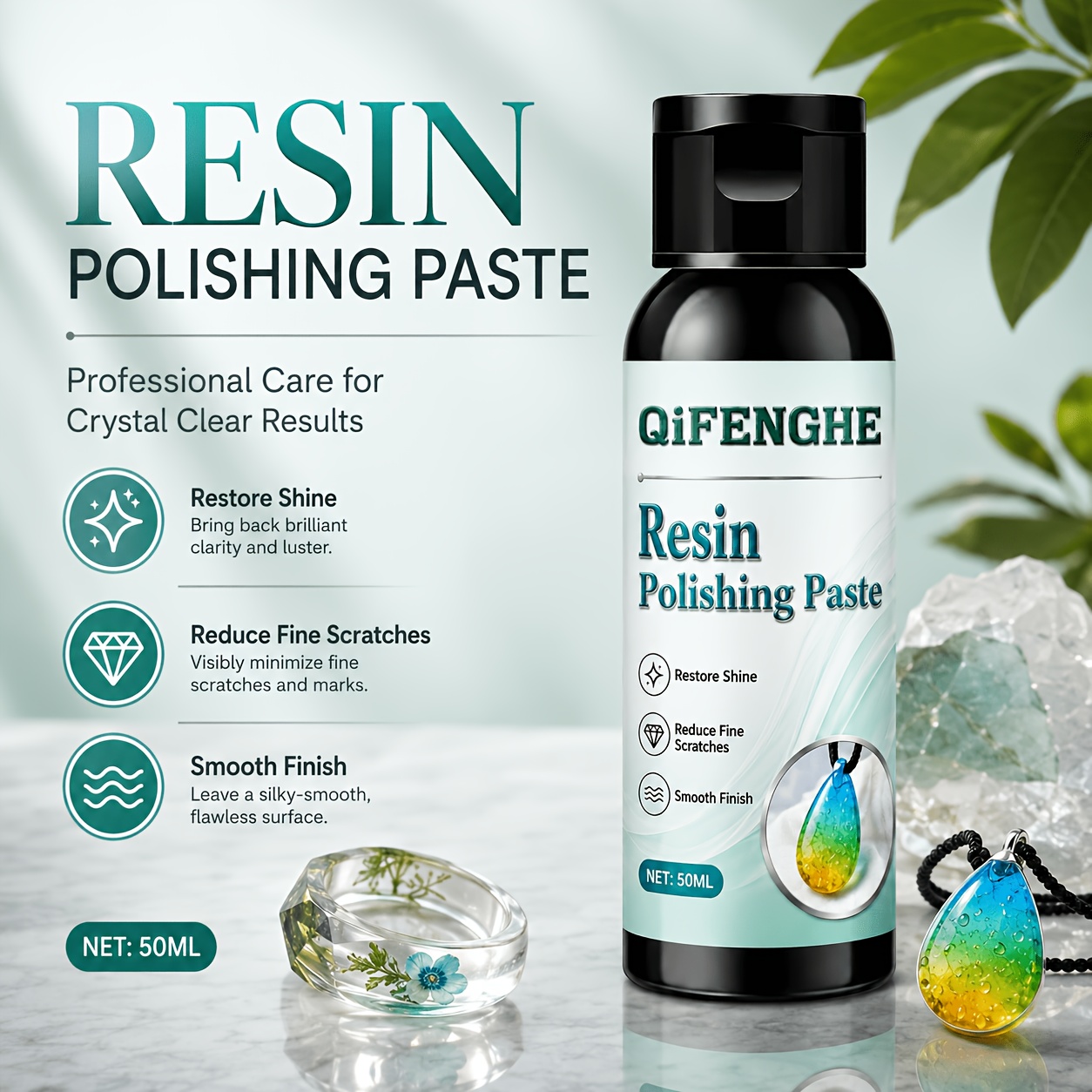 Epoxyharspoetsmiddel en -herst - Resin Art Youtube recensie en prijs