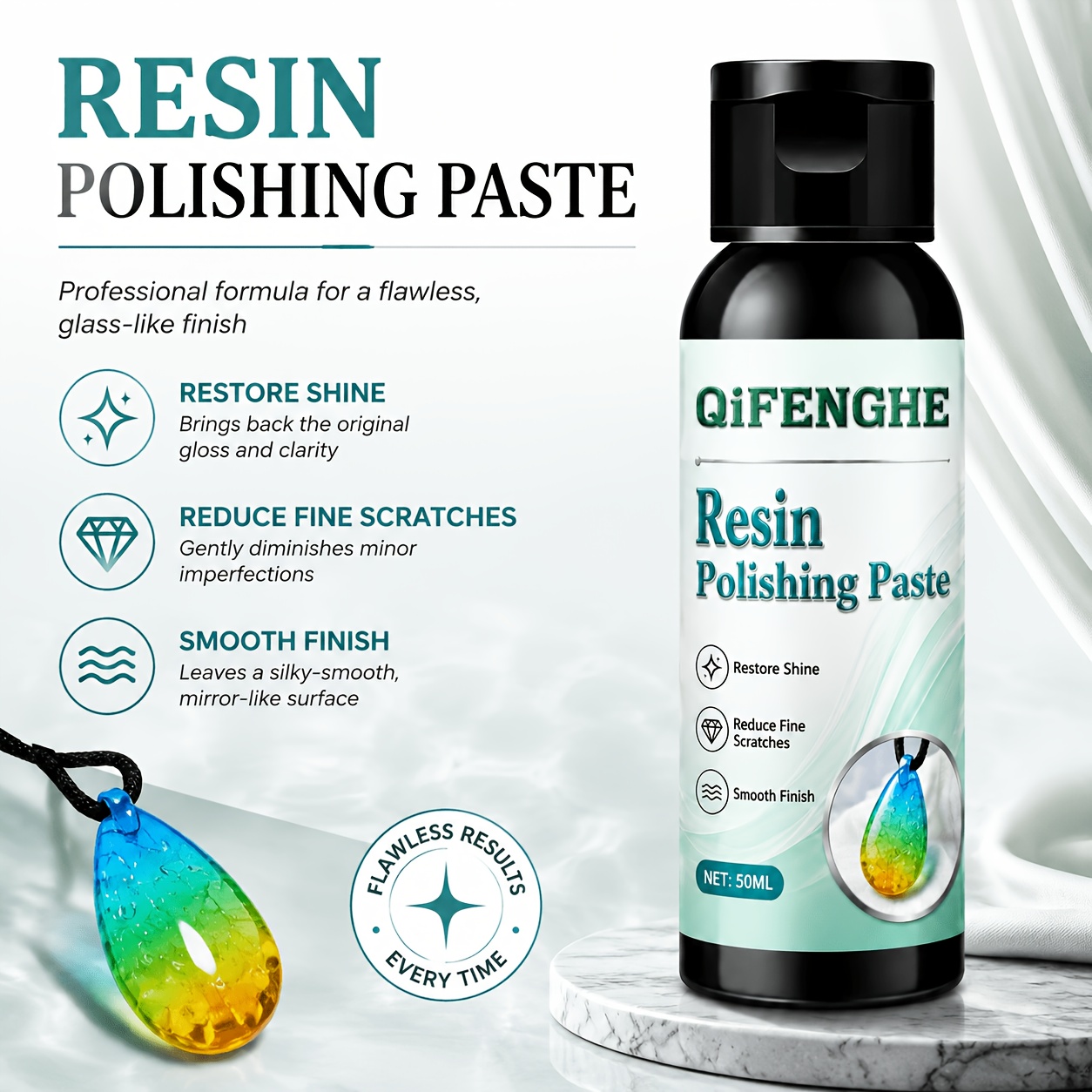 Epoxyharspoetsmiddel en -herst - Resin Art Youtube recensie en prijs