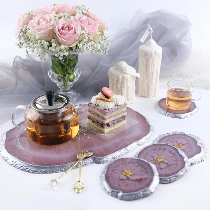 DIY Kristal Epoxyhars Mal Onre - Resin Art Tray recensie en prijs