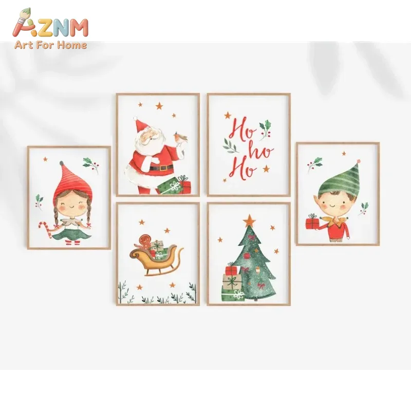 AZNM Waterverf Schattige Kerst - Xmas Resin Art recensie en prijs